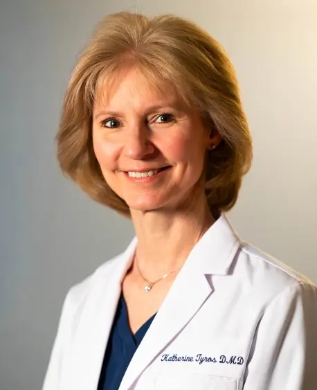 Dr. Katherine Spires, dentist at Chelmsford dental practice, smiling in professional portrait.